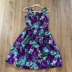 Doncaster fit and flare Vintage dress. Size 6